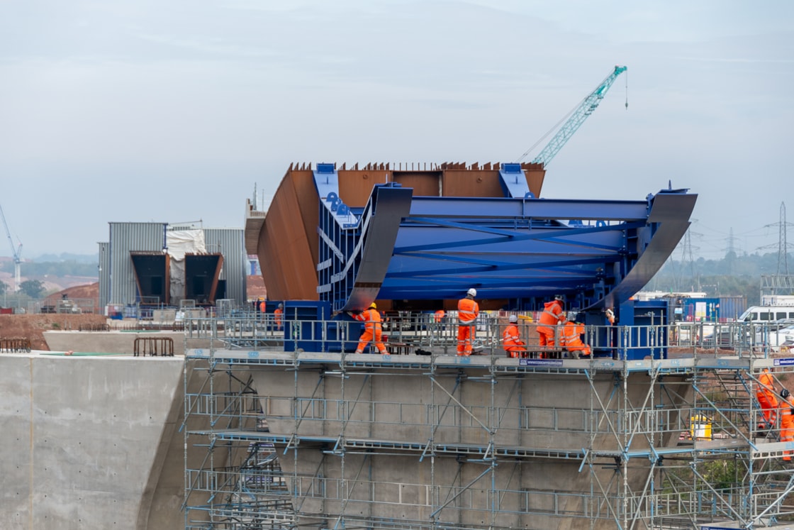 M6 South viaduct being prepared for its second launch phase