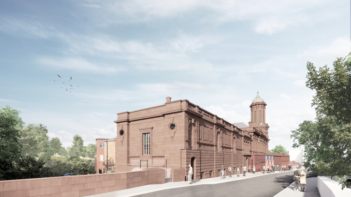 Artist impression of rear View Palace Theatre from London Road