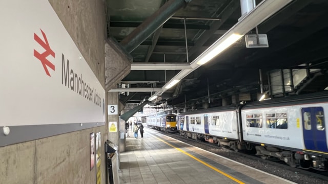 Manchester Victoria at platform level September 2026: Manchester Victoria at platform level September 2026