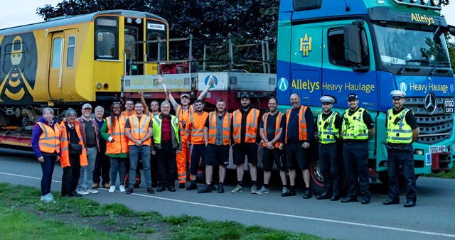 Historic test train gets new lease of life in Fife: DSC4992