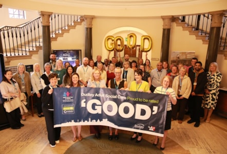 Dudley Adult Social Care staff and Cllr Andrea Goddard celebrate 'Good' CQC rating (5)