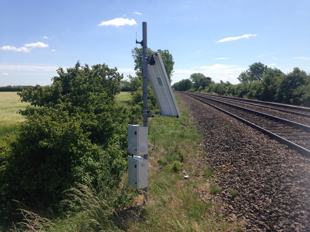 New warning system improves safety at level crossings in Cambridgeshire: Covtec installed at Block Farm level crossing 2