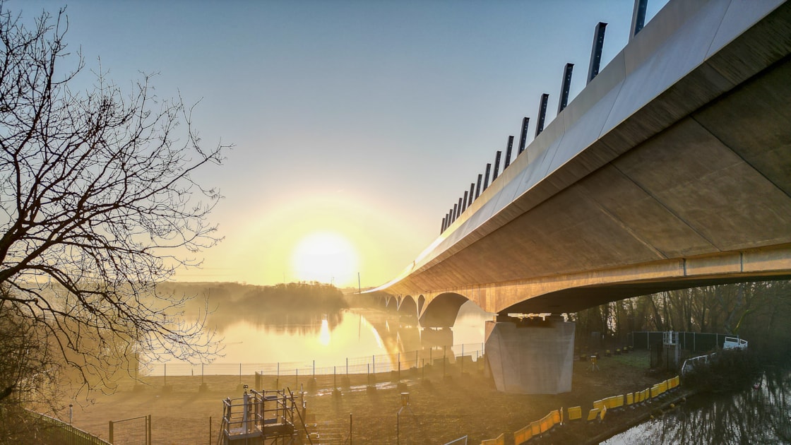 Aerial view of Colne Valley viaduct (February 2025) 00003
