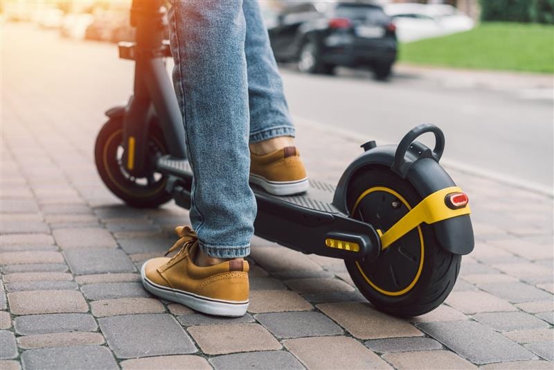 Image of e-scooters which are banned from Northern trains and stations