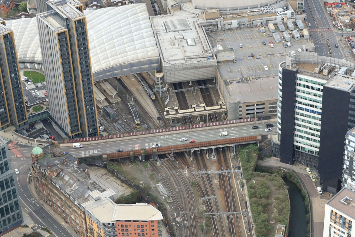 Manchester Victoria station aerial