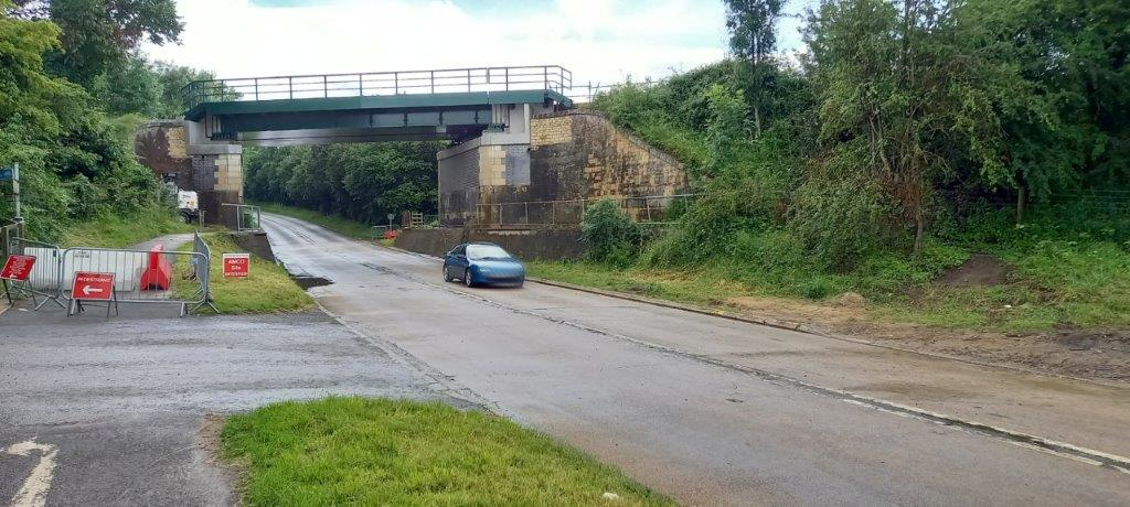 A6003 reopens as Network Rail continues with final stage of Manton bridge reconstruction: A6003 reopens as Network Rail continues with final stage of Manton bridge reconstruction