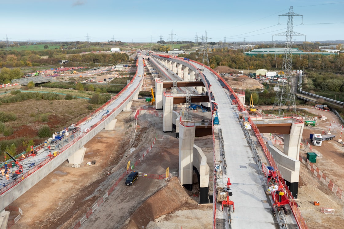 River Tame East and West viaducts October 2025
