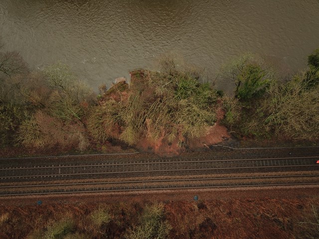 Vital repairs for south west rail line: Holywood landslip 2