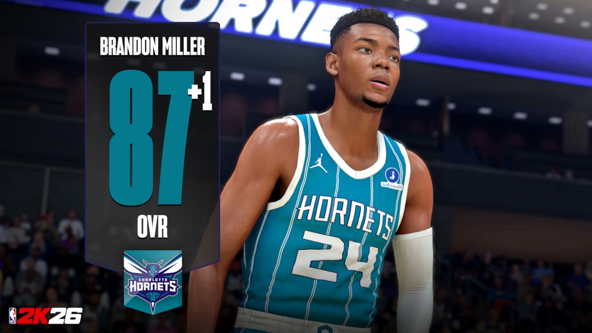 NBA 2K26 Ratings Update 9 - Brandon Miller