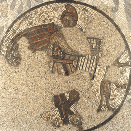 Part of the Orpheus Mosaic at the Corinium Museum 2