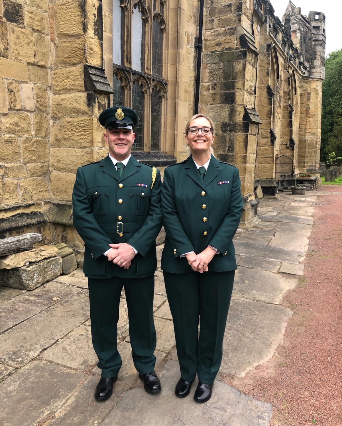 Louise McKay with her husband Wayne