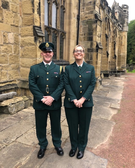 Louise McKay with her husband Wayne