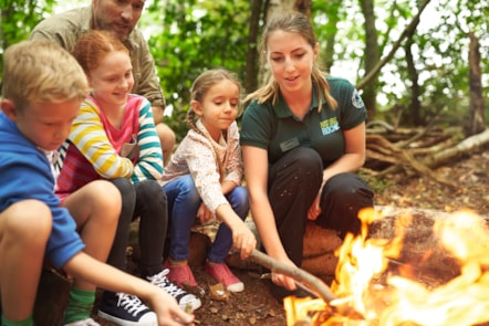Nature Rockz fire lighting at Wild Duck