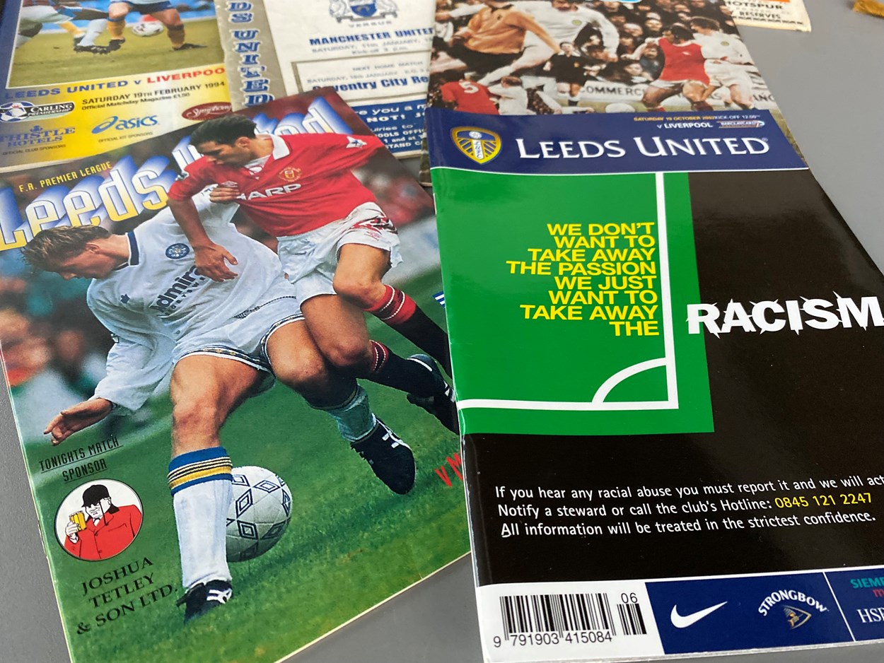 LUFC programme donation: The huge collection was recently handed over to the city’s museums service, where it is now being carefully catalogued and documented as part of a project exploring key moments in Leeds’s unique sporting story.