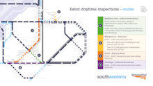 Daytime inspection routes