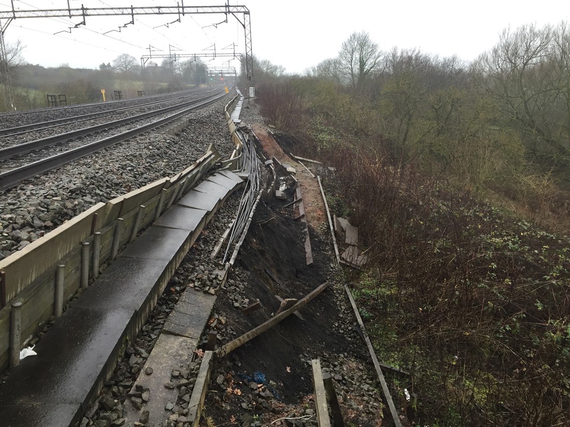 Leighton Buzzard landslip