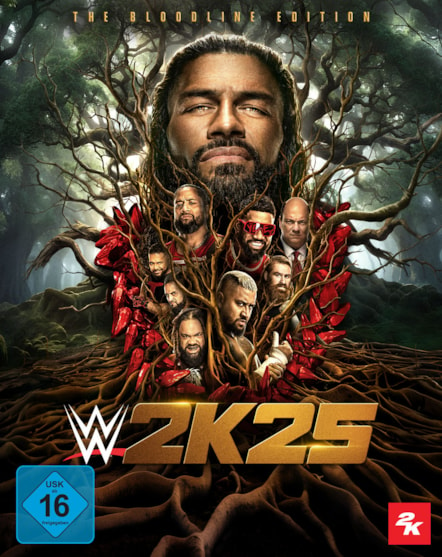 WWE 2K25 Bloodline Cover