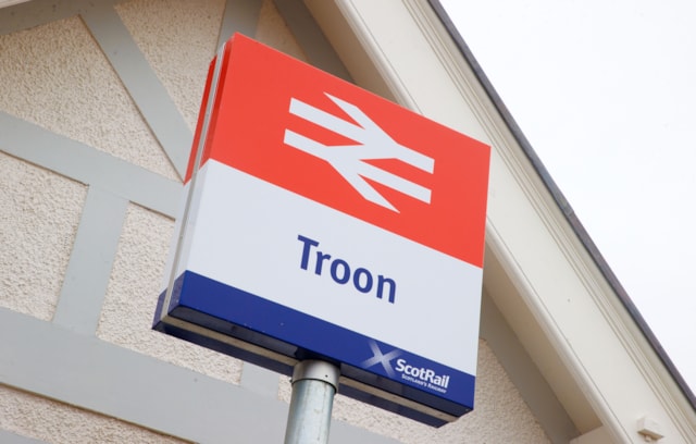 Transport Secretary marks restoration of Troon Station 13112024 (1): Transport Secretary marks restoration of Troon Station 13112024 (1)