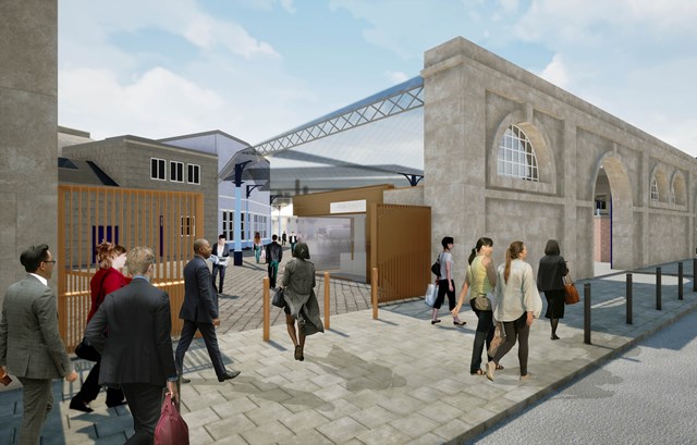 Next phase of Newcastle Central Station transformation due to begin in September: An artist's impression of the new improvements to Newcastle Central Station