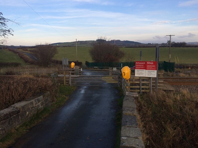 A £7.5m upgrade scheme in Mid Wales improving rail safety will begin in the New Year: Ystrad Fawr level crossing
