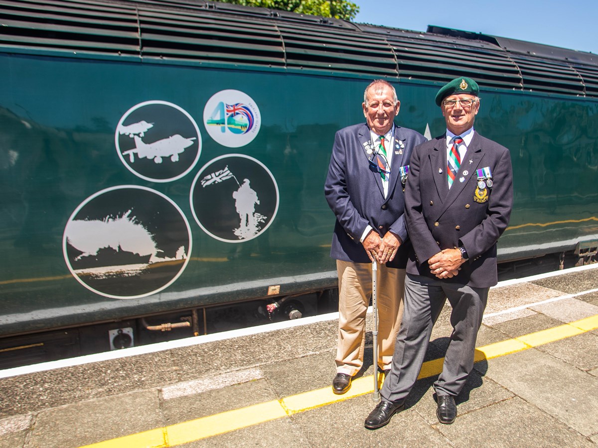 SWNS FALKLANDS TRAIN 03