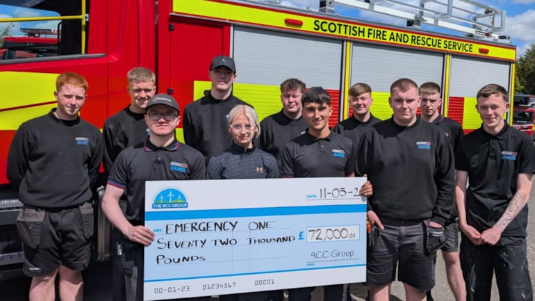 Windfarm community benefit funds 20 apprentices at Cumnock firm
