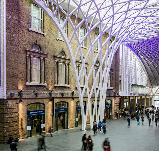 King's Cross railway station - roof