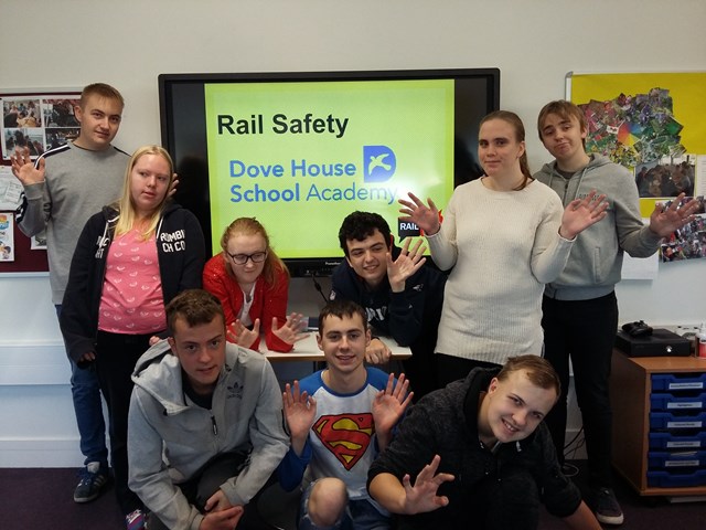 Dove House Post 16 students 2