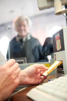 Ticket Dispensing with customer