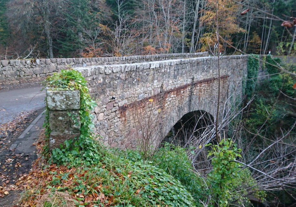 Logie Bridge is used to illustrate some of the bridges Moray Council maintain.