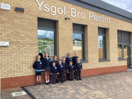 Ysgol Gymraeg Bro Penfro opens its doors to pupils for the first time ...