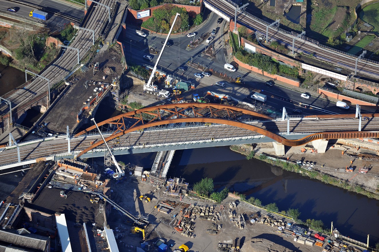 Ordsall Chord aerial-2