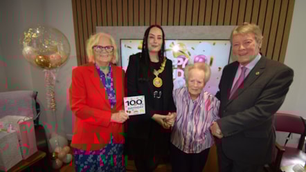 Josephine Vergarvwen's 100th birthday 1