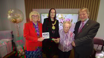 Josephine Vergarvwen celebrates 100th birthday