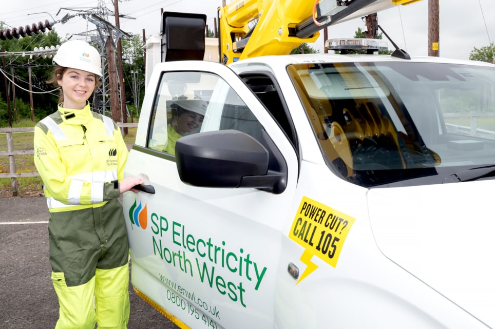 An SP Electricity North West engineer: An SP Electricity North West engineer