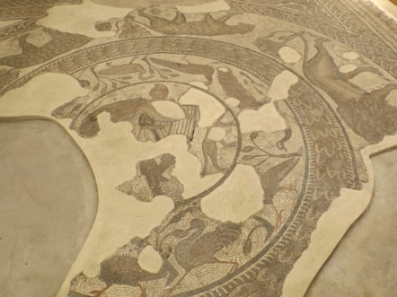 Part of the Orpheus Mosaic at the Corinium Museum 3