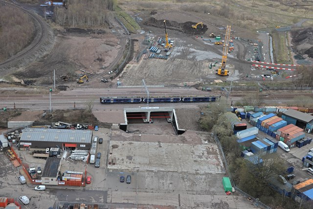 On-time completion for new £16m Ravenscraig rail bridge: Ravenscraig Bridge - Completed