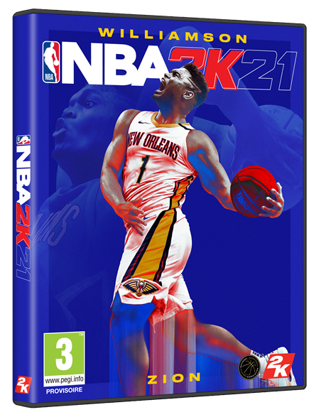 NBA 2K21 Packaging Zion Williamson agnostic Consoles nouvelle génération (3D)