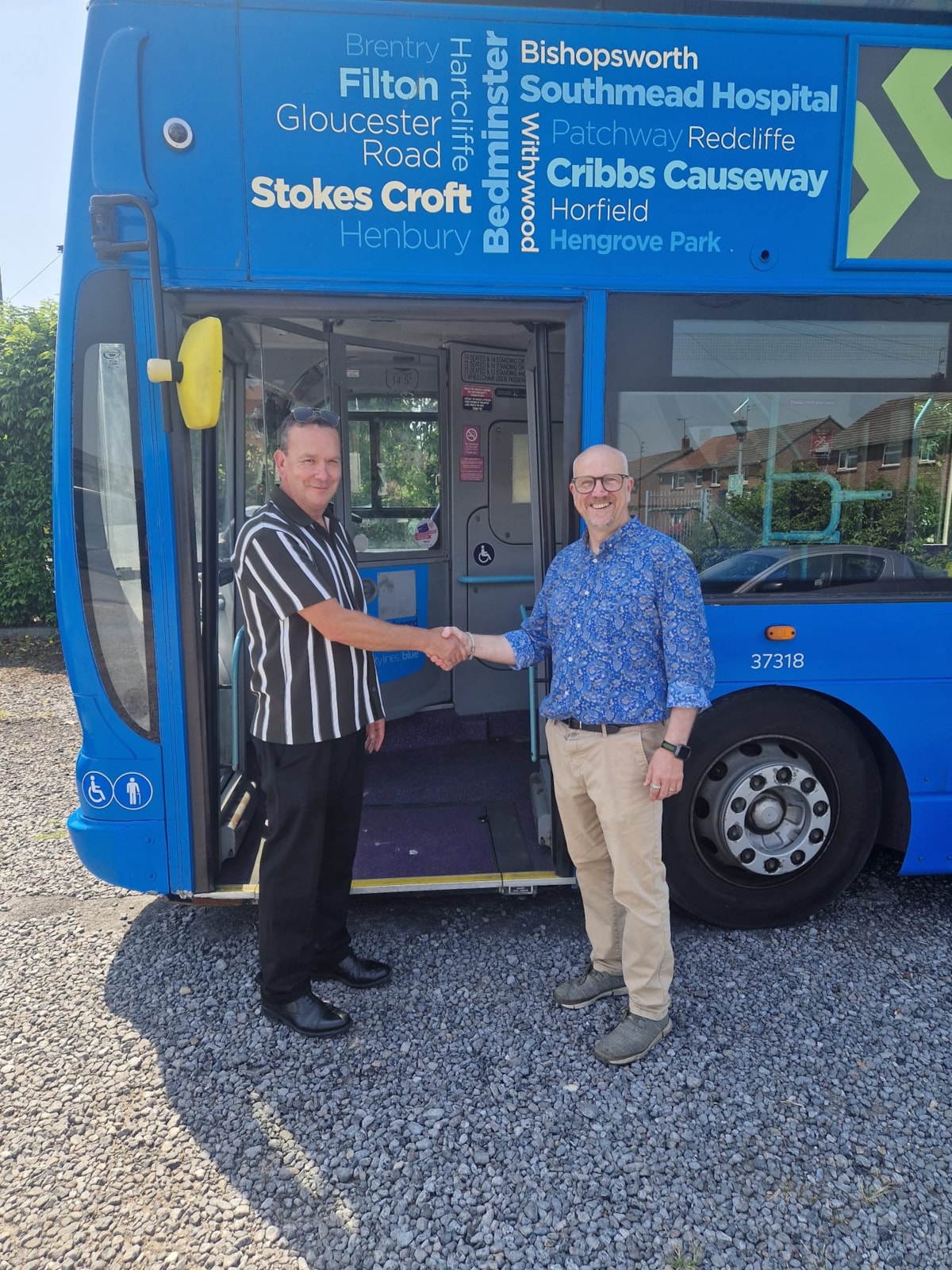 Bristol bus donation to Circular ArtSpace