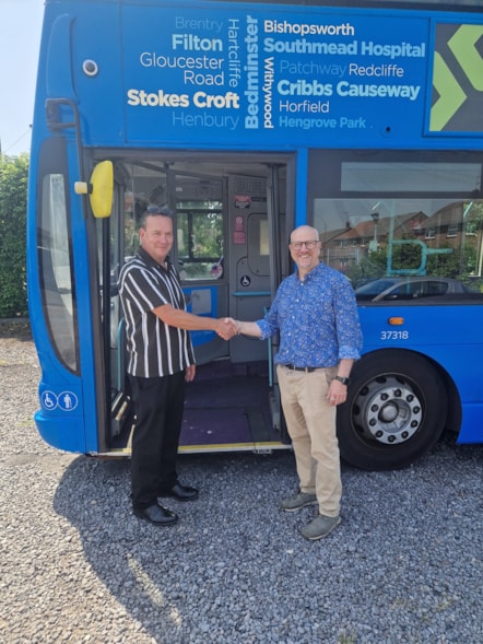 Bristol bus donation to Circular ArtSpace