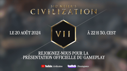 Sid Meier's Civilization VII - Gameplay Tune-in at 130 PM PT on August 20 T