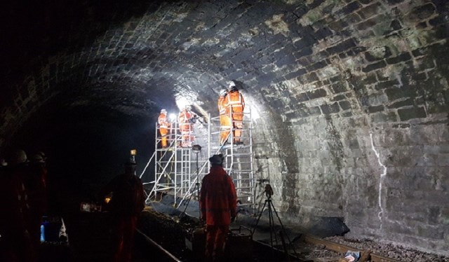 Dean Royd Tunnel gauging Calder Valley