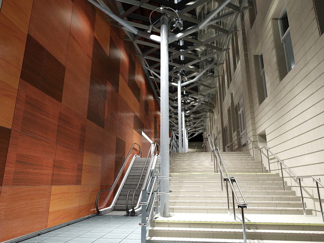 Waverley Steps and lift access - artist impressions_5: Artists impressions of the approved Waverley Steps designs