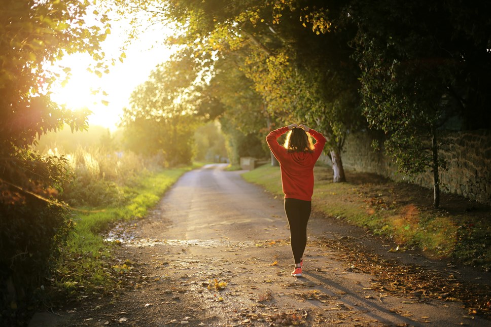 Health insurance - woman jogging