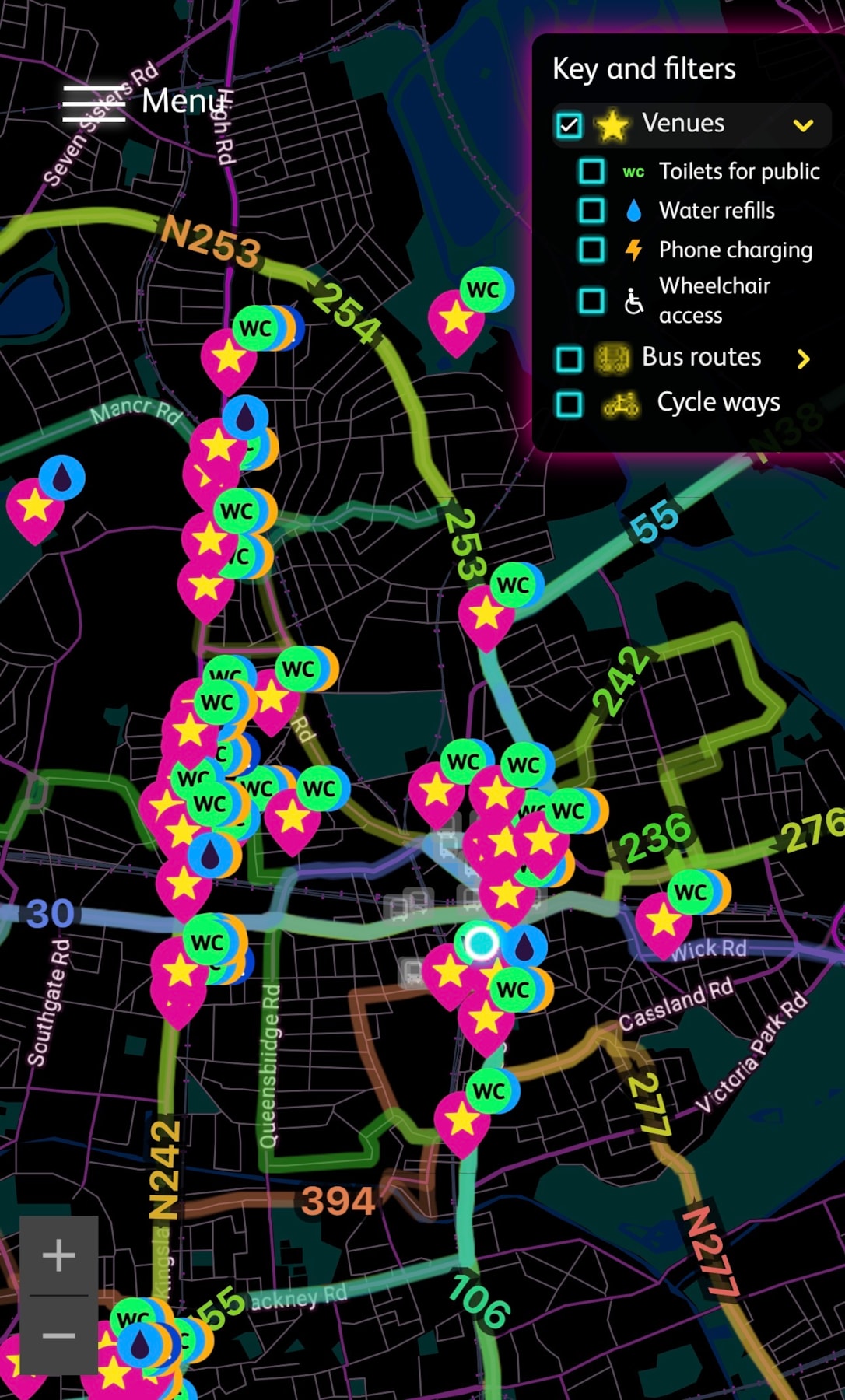 Hackney Nights Map 2