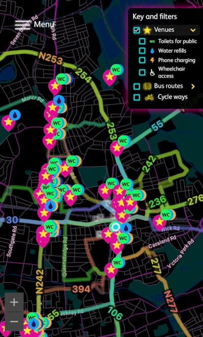 Hackney Nights Map 2