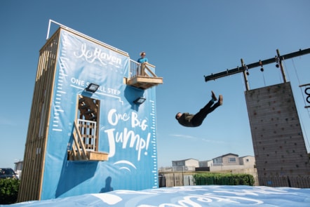 The Jump at Seashore