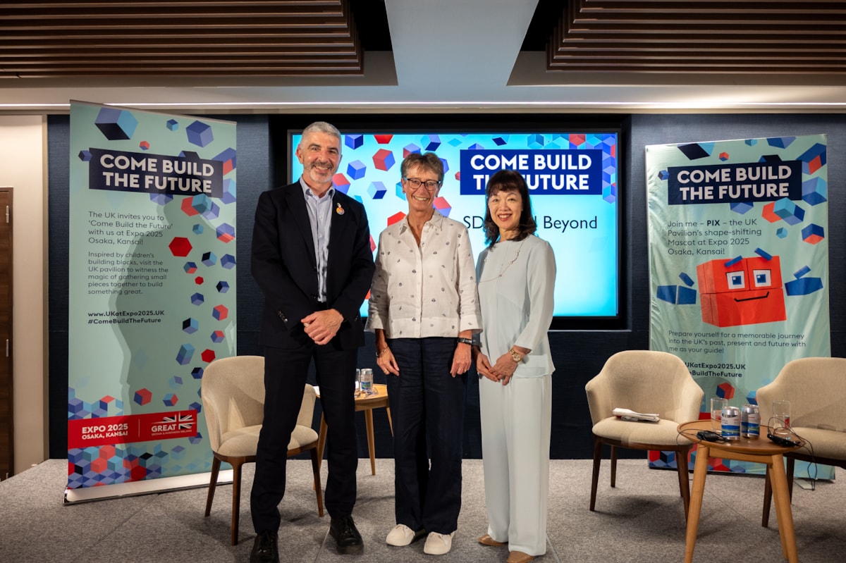 Future Generations Commissioner Derek Walker at Osaka Expo 2025 United Nations Sustainable Development Goals Pavillion-2