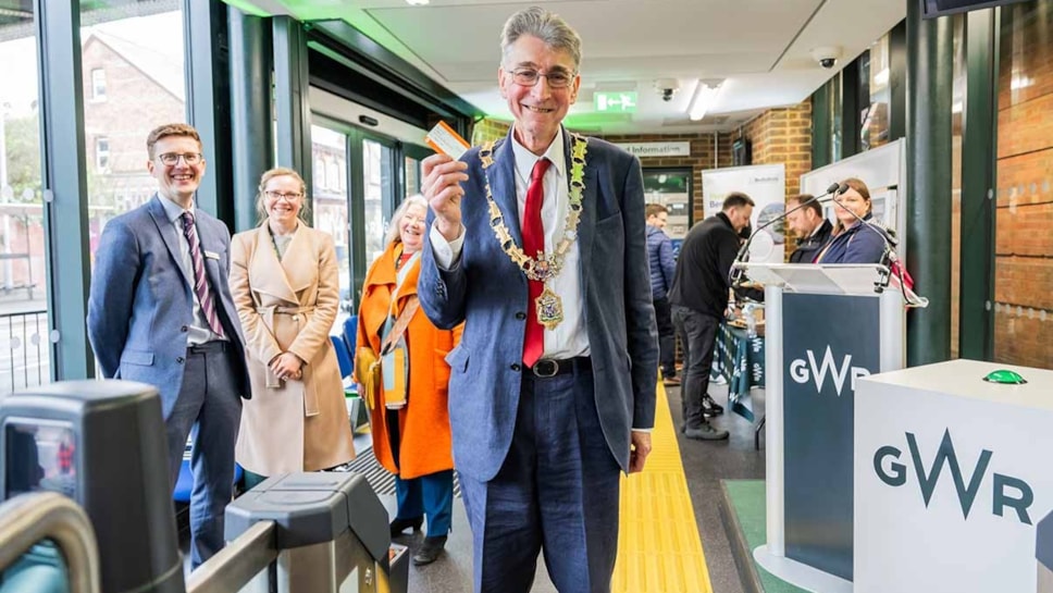 Opening of new Reading West Station building
