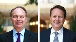 Left: Matthew Thompson, Managing Director, Cleaning & Environmental Services. Right: Chris Copeland, Chief Marketing & Strategy Officer.: Left: Matthew Thompson, Managing Director, Cleaning & Environmental Services. Right: Chris Copeland, Chief Marketing & Strategy Officer.